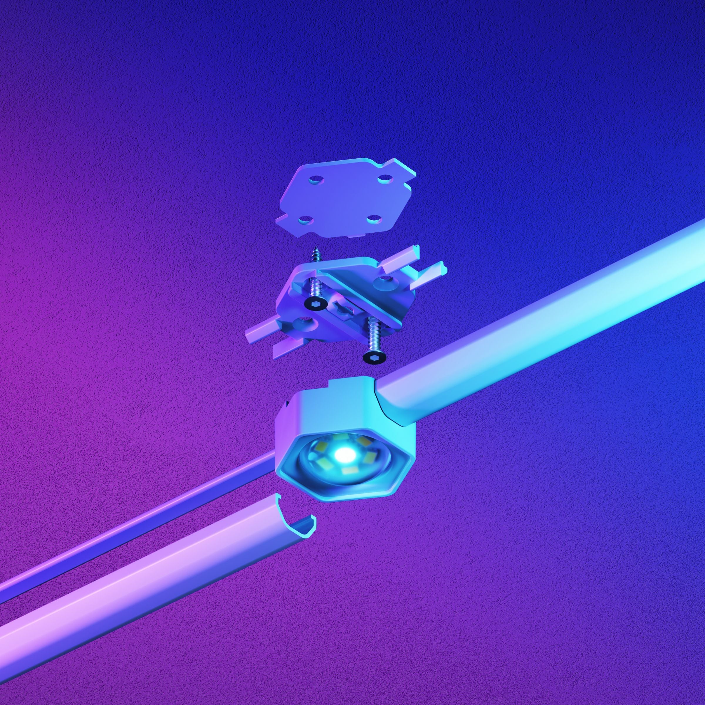 Matter Smart Multicolor Permanent Outdoor Lights Smarter Kit with Cable Covers 98ft (30m)