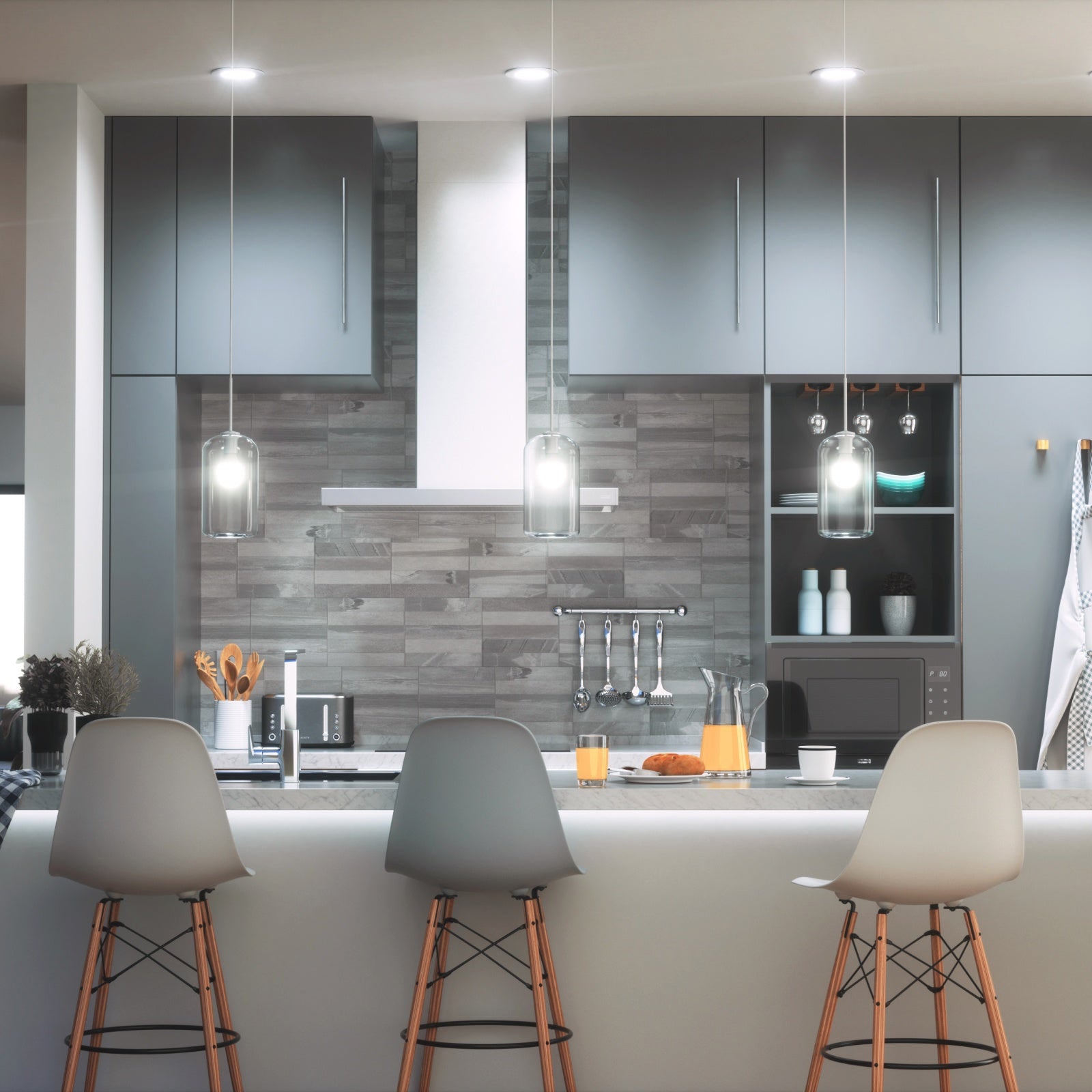 Matter Thread A19 Smart Bulbs (3 Pack)