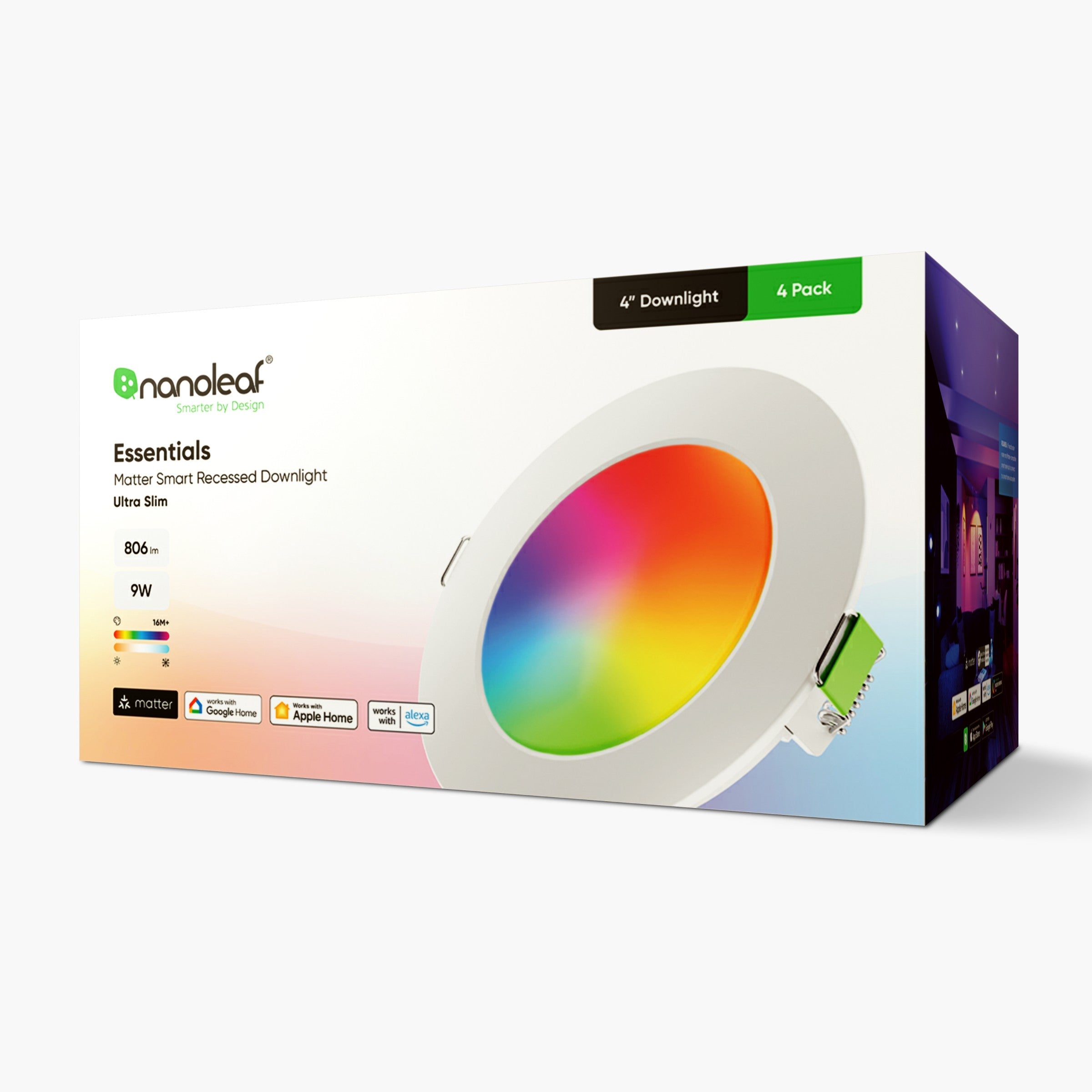 Matter Ultra Slim 4" Recessed Downlight (4PK)