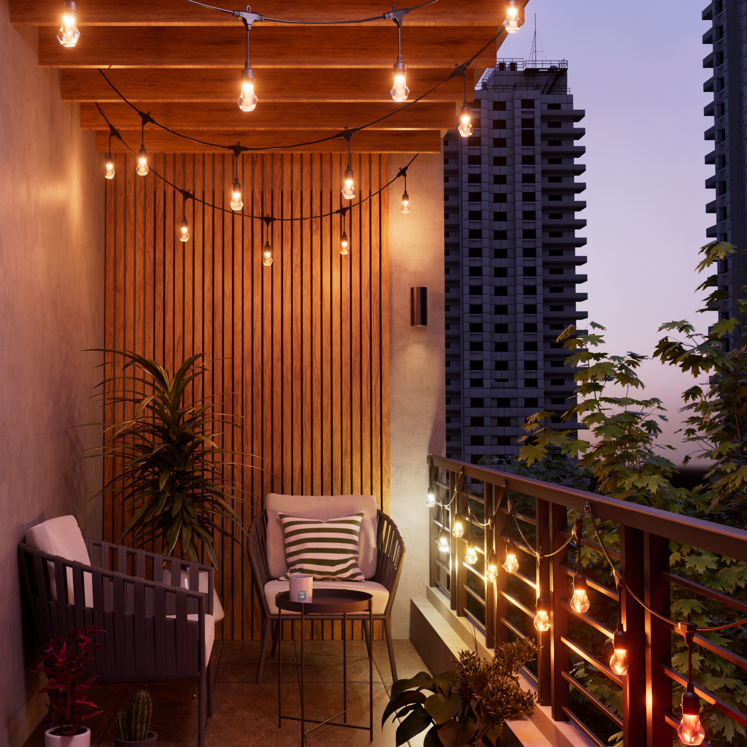Matter Smart Multicolor Outdoor String Lights Expansion Pack 49ft (15m)