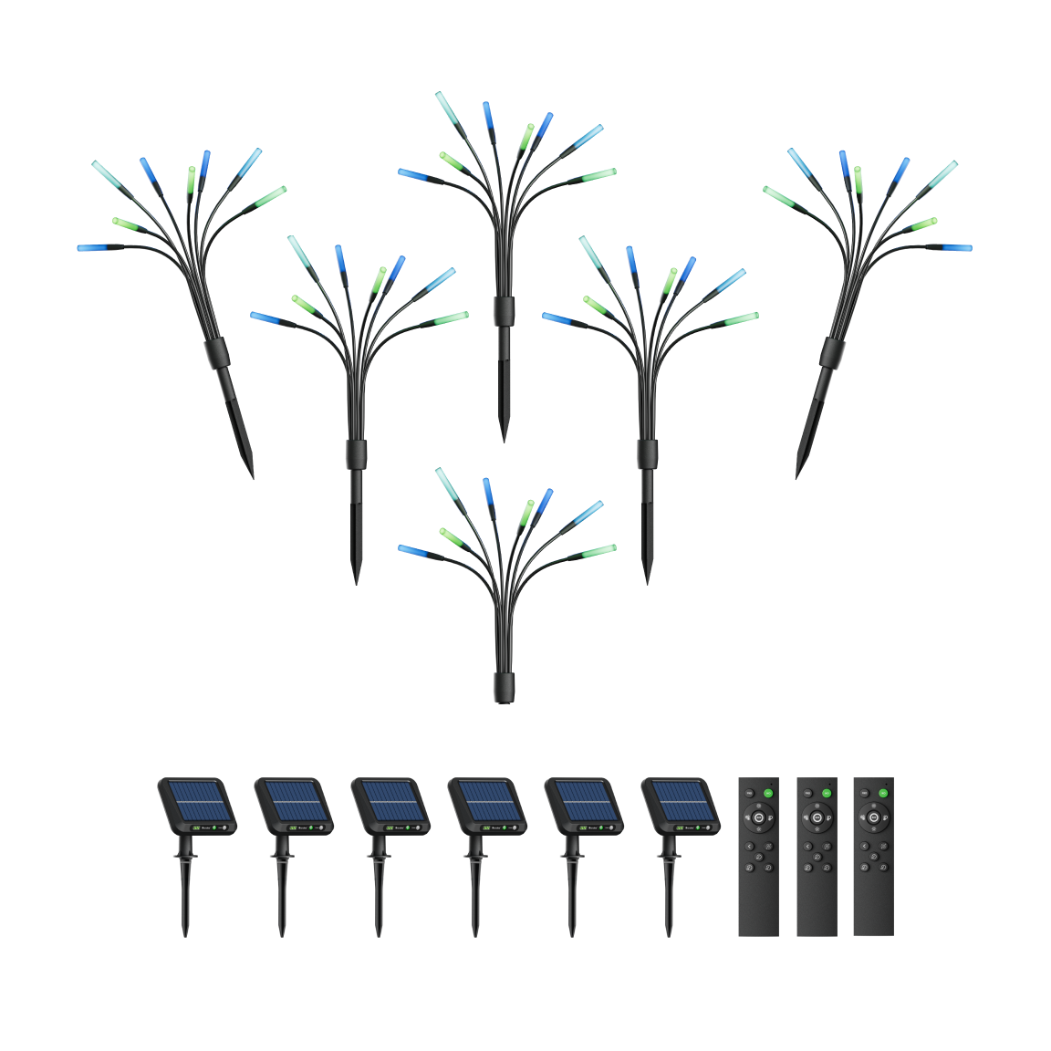 Lampes solaires de jardin (6 packs)