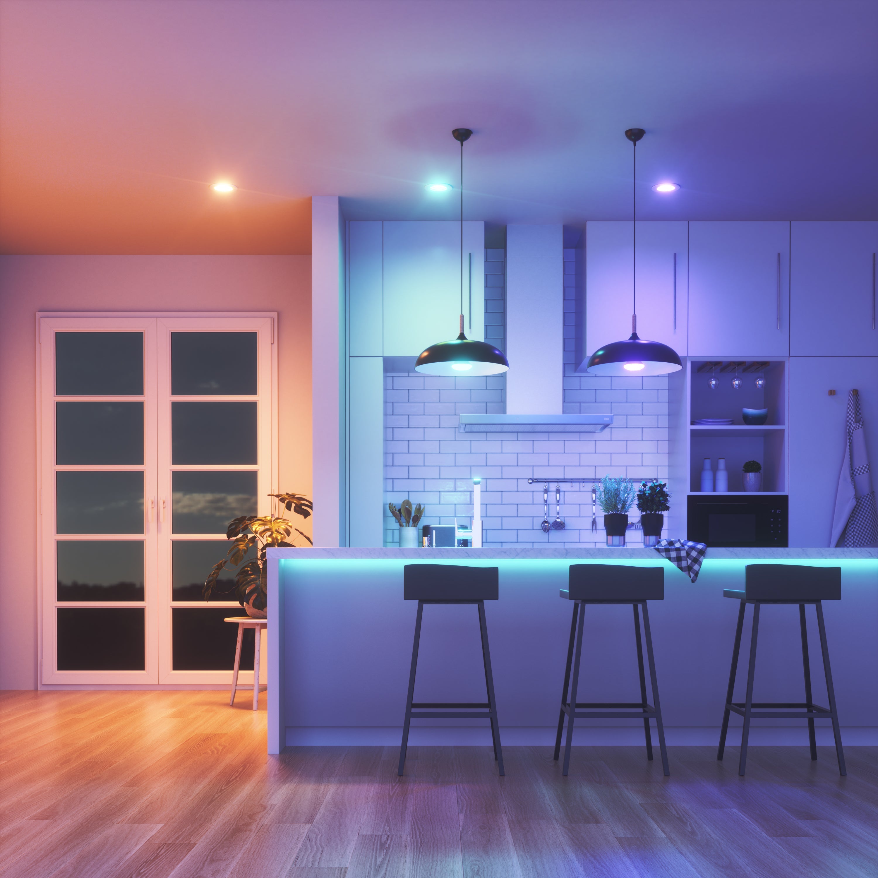 Matter Thread BR30 | E26 Smart Bulbs (3 Pack)