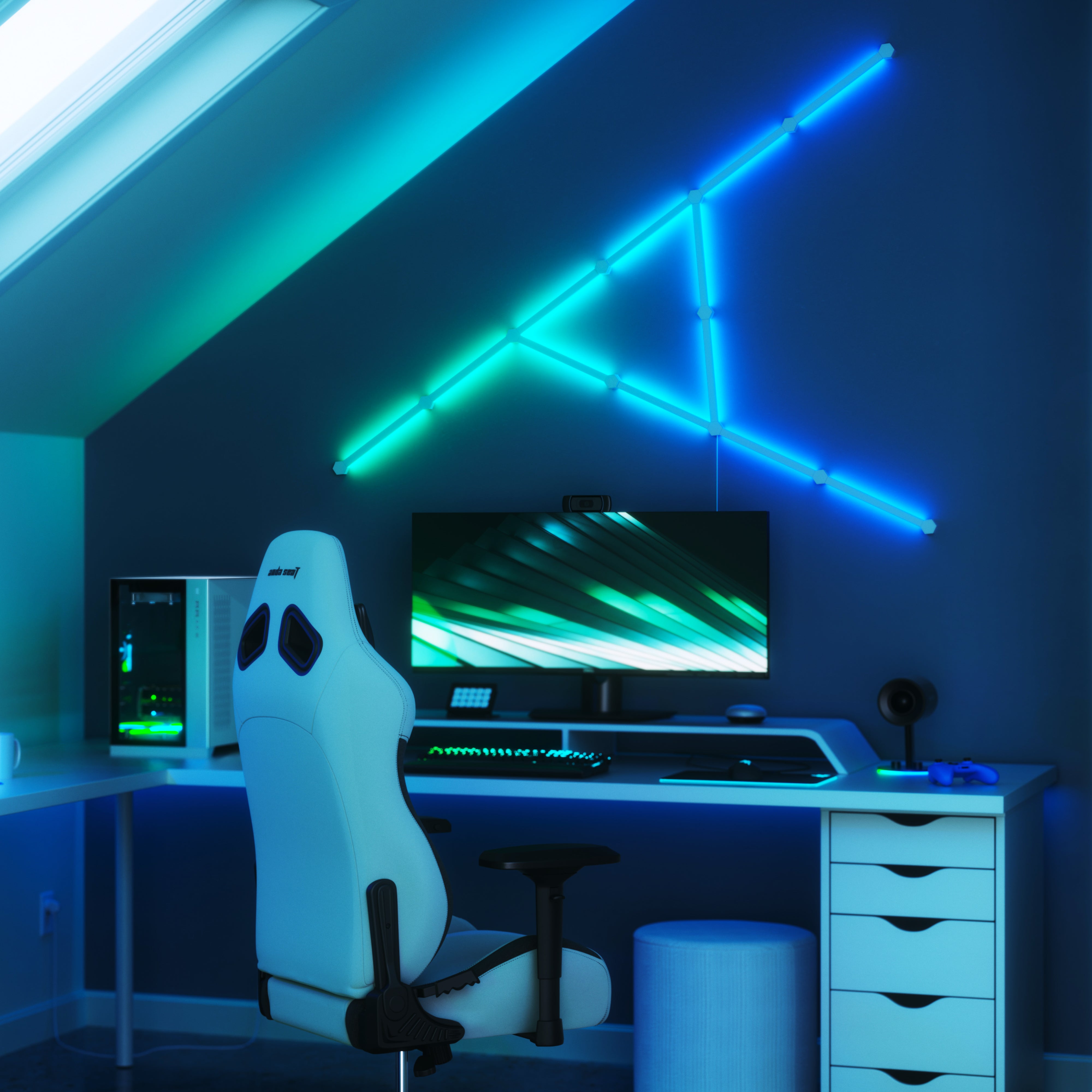 Nanoleaf Lines 60 Degrees | Smart LED Light Bars Kit (15 Pack