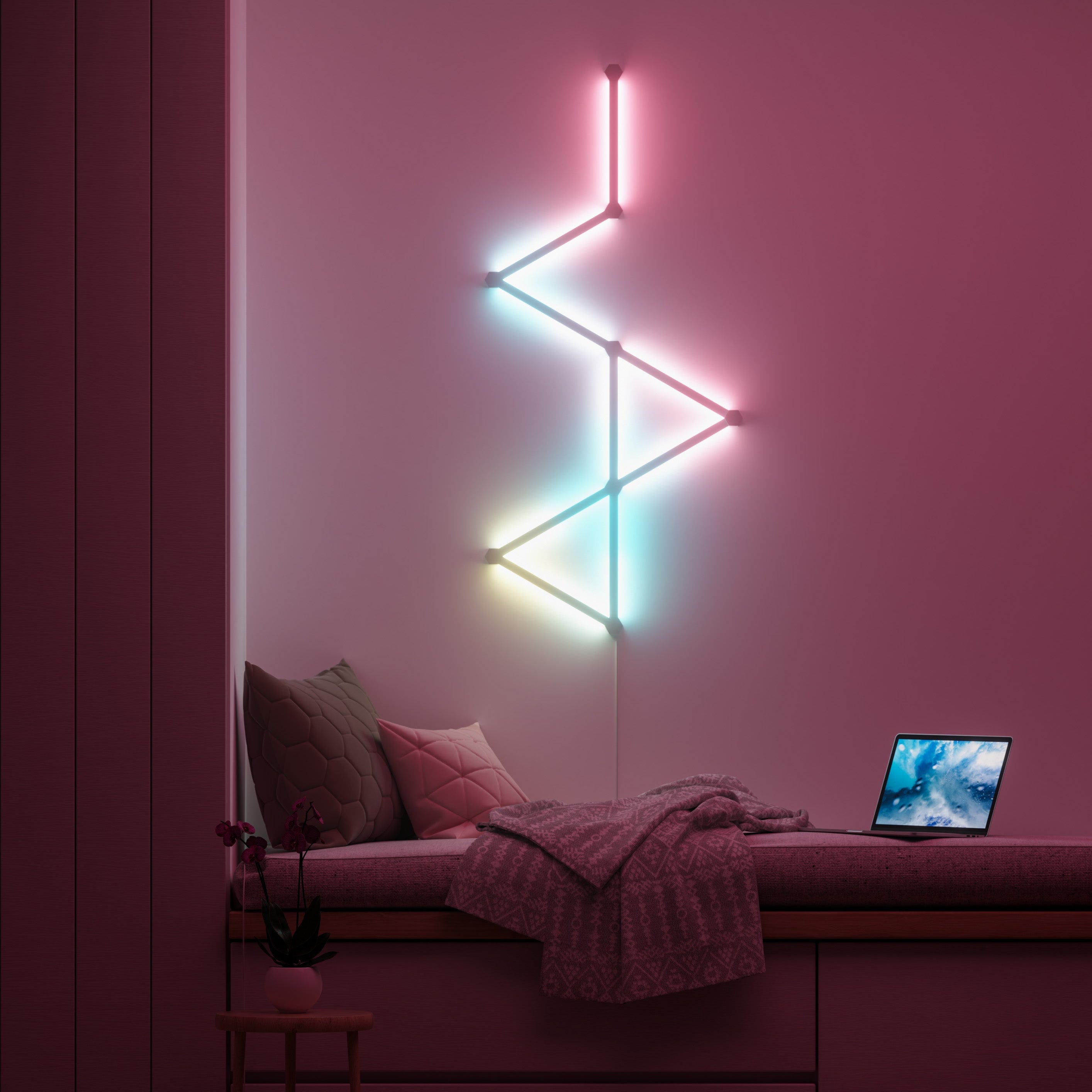 Nanoleaf Lines 60 Degrees | Smart LED Light Bars Kit (9 Pack