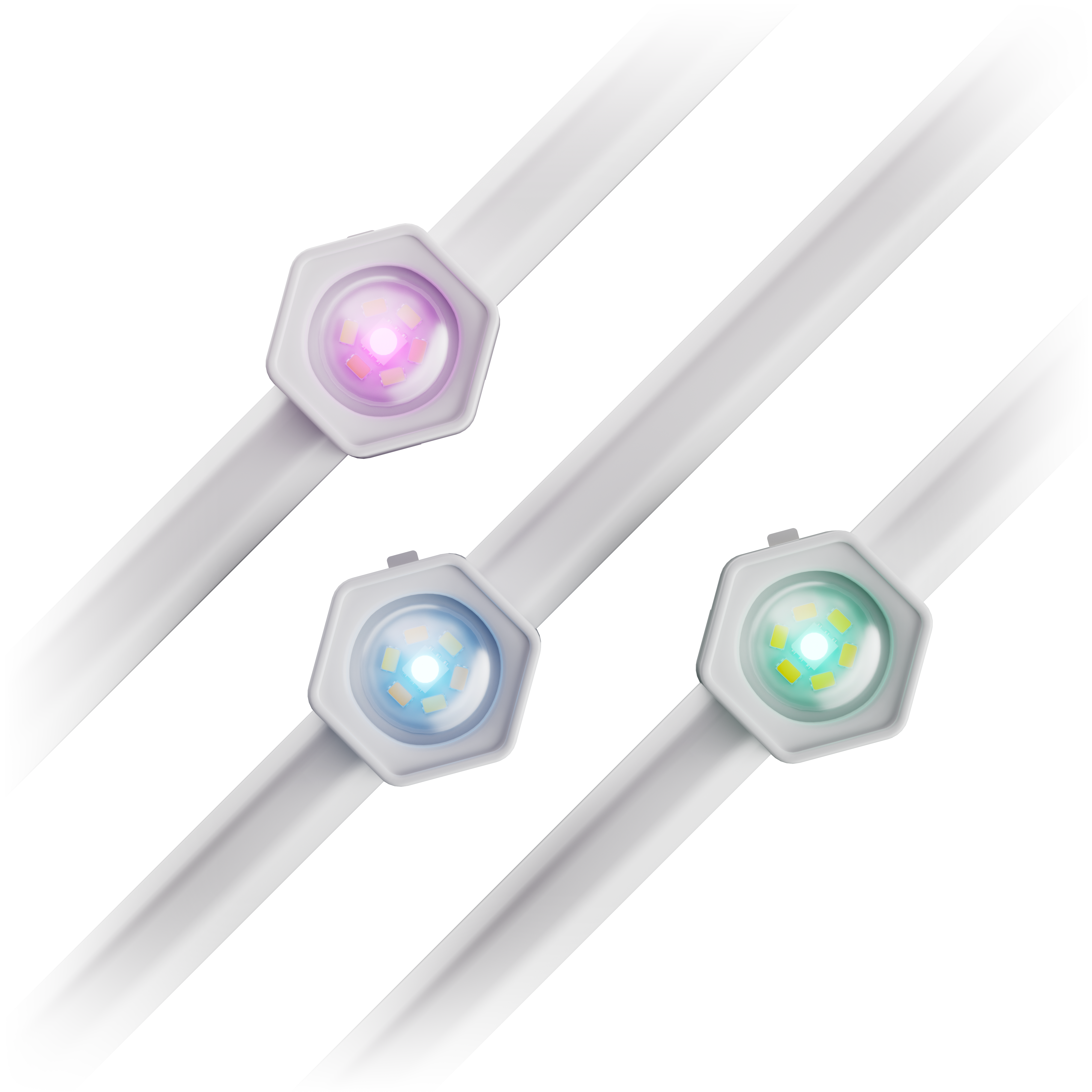 Smart Multicolor Permanent Outdoor Lights Expansion Pack with Cable Covers