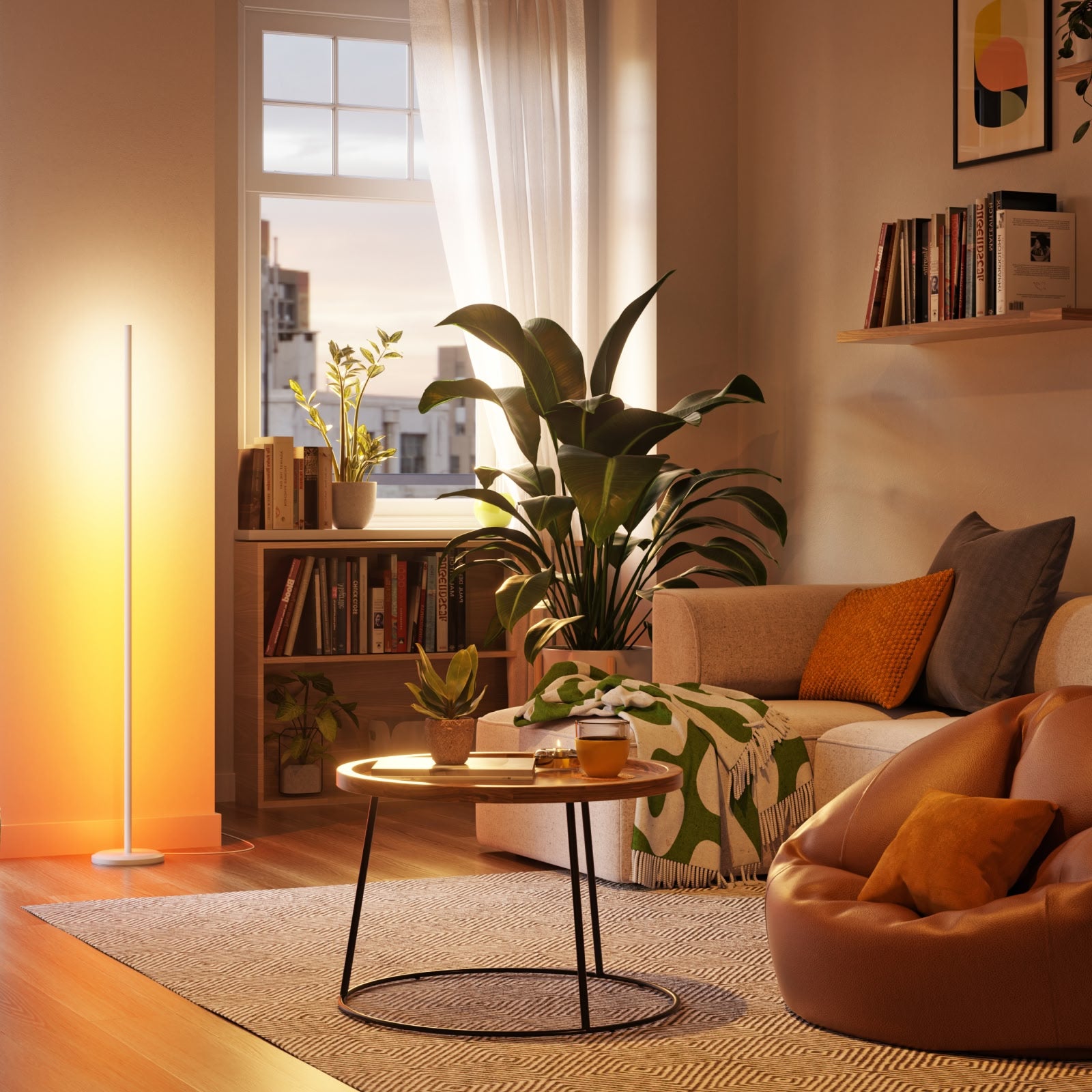 Smart Multicolor Floor Lamp (White)