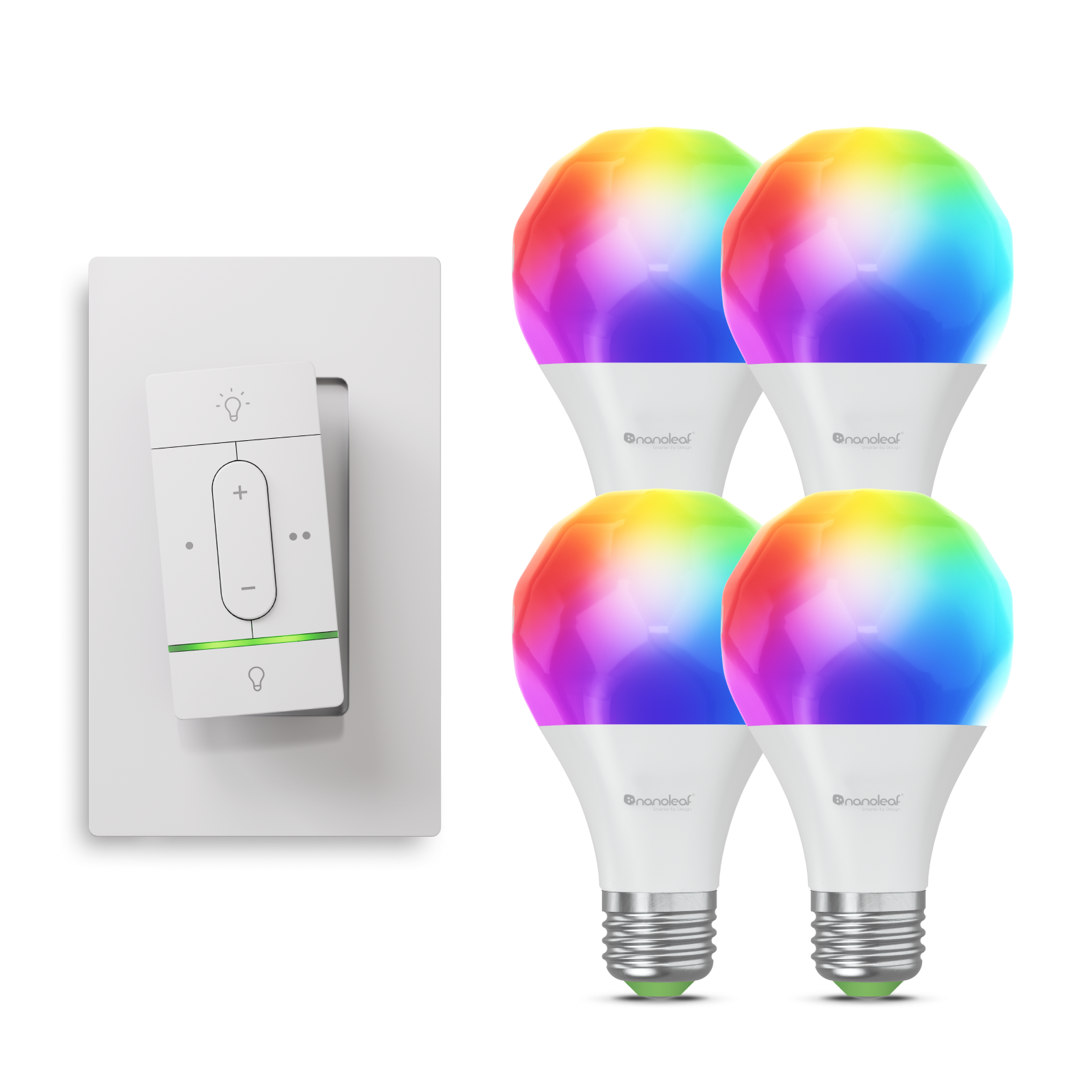 Sense+ Wireless Switch with A19 Bulbs (4pk) Bundle