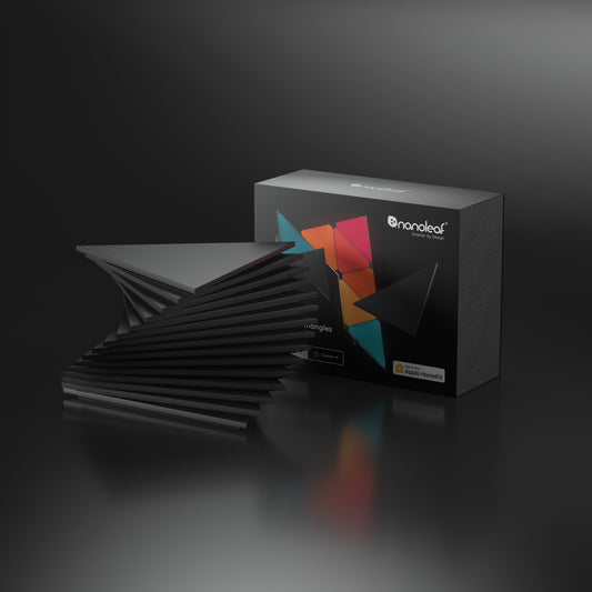 Shapes Limited Edition Ultra Black Hexagons Smarter Kit (15 Panels)