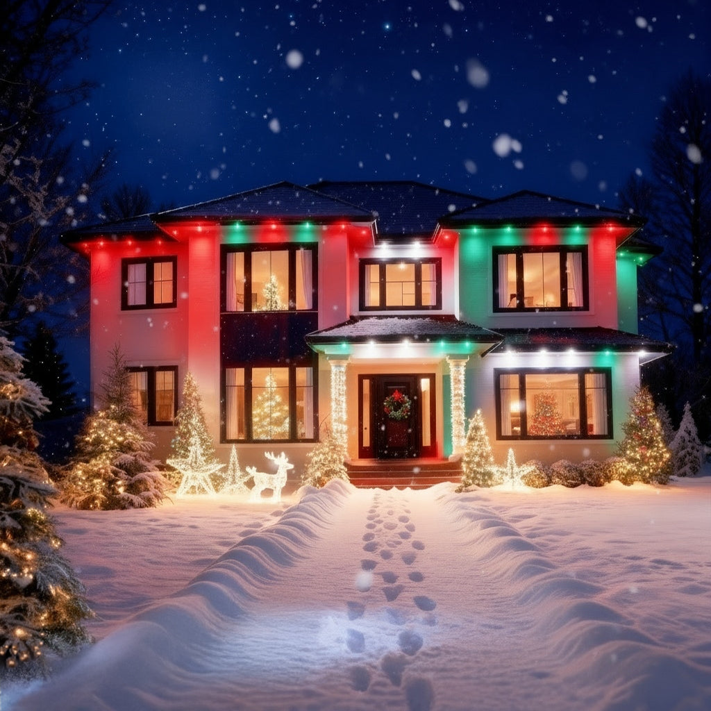 Matter Smart Multicolor Permanent Outdoor Lights Smarter Kit with Cable Covers 98ft (30m)