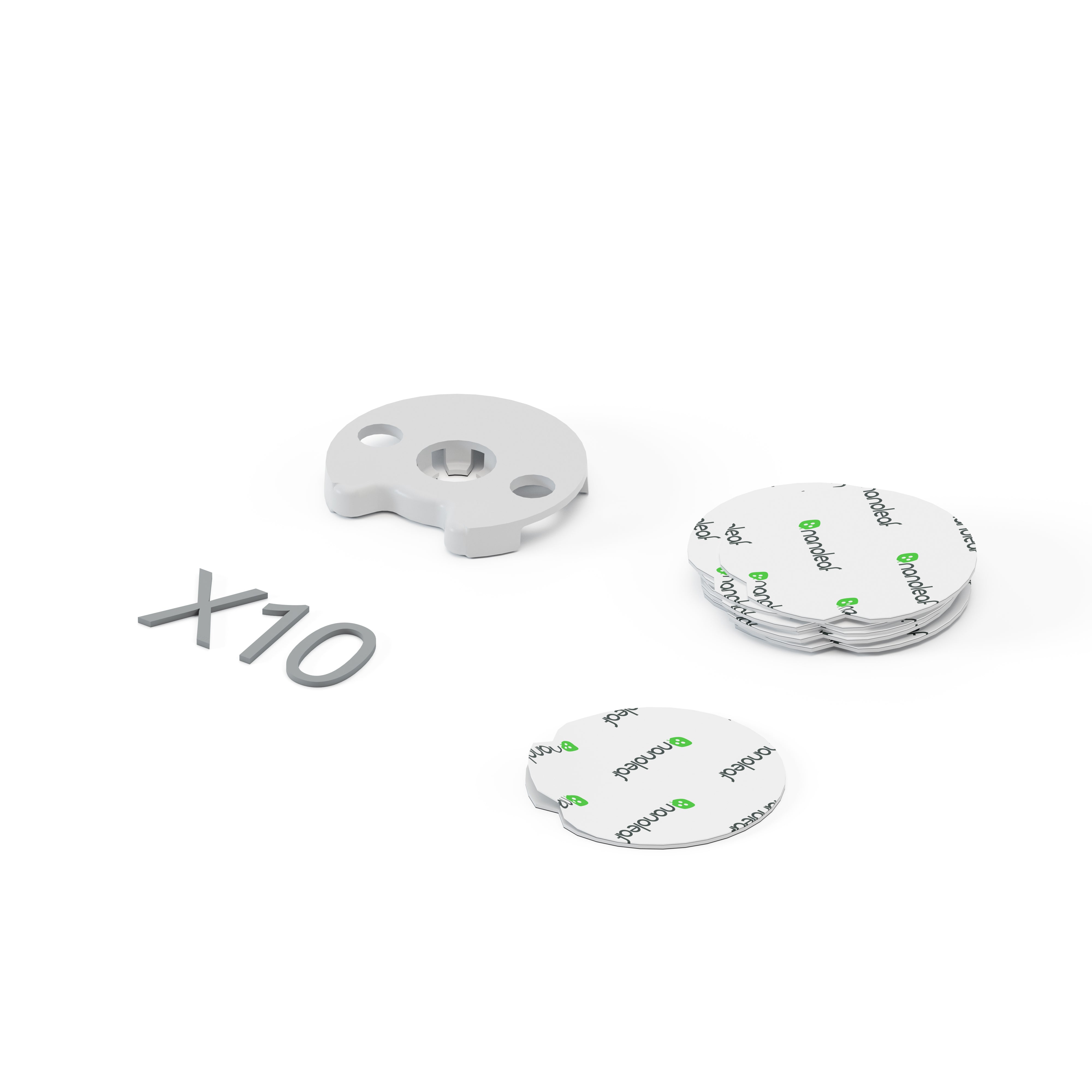 Mini plaques de montage Shapes (paquet de 10)
