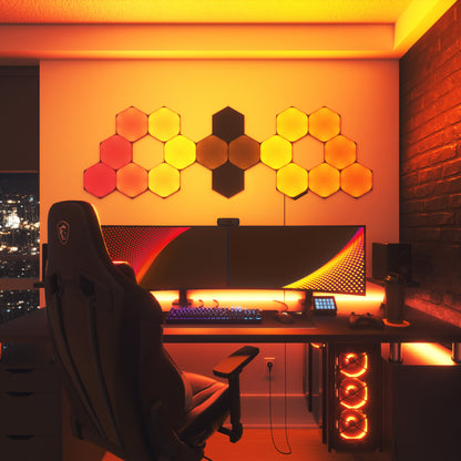 Shapes Limited Edition Ultra Black Hexagons Smarter Kit (15 Panels)