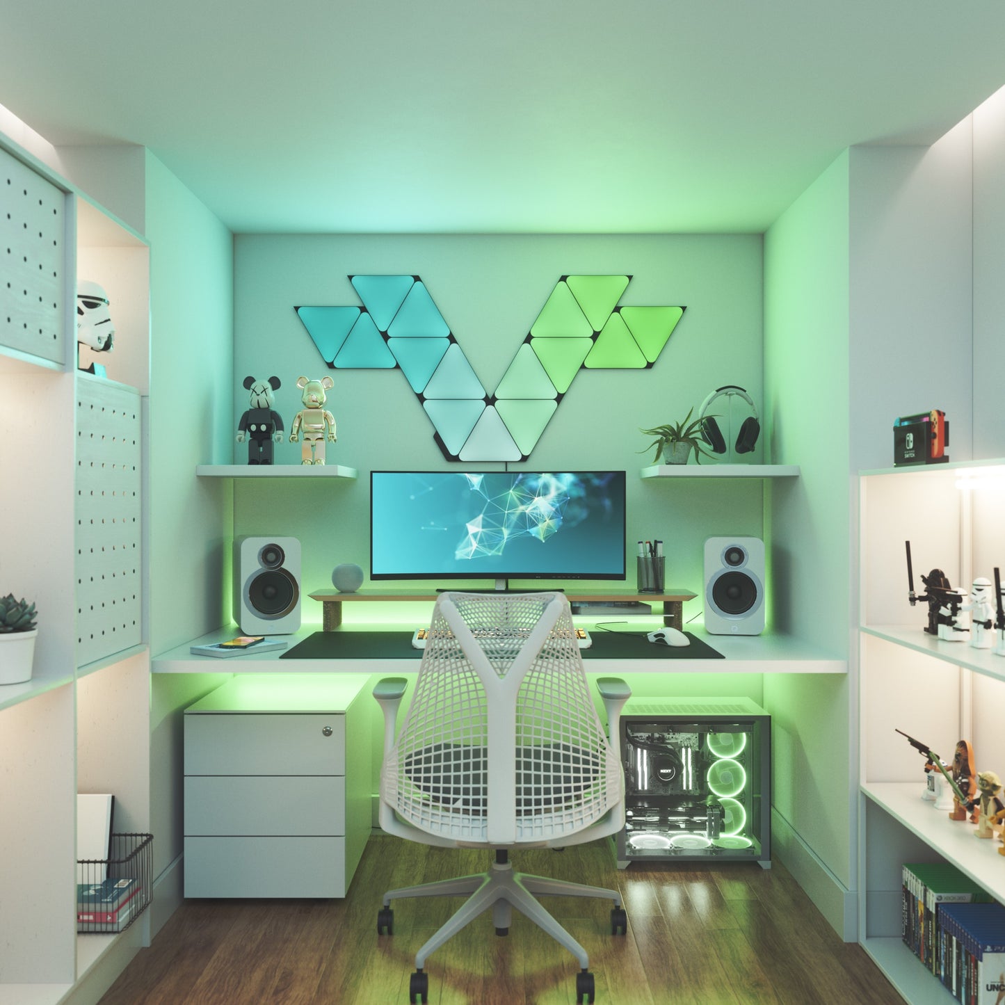 Shapes Limited Edition Ultra Black Hexagons Smarter Kit (15 Panels)