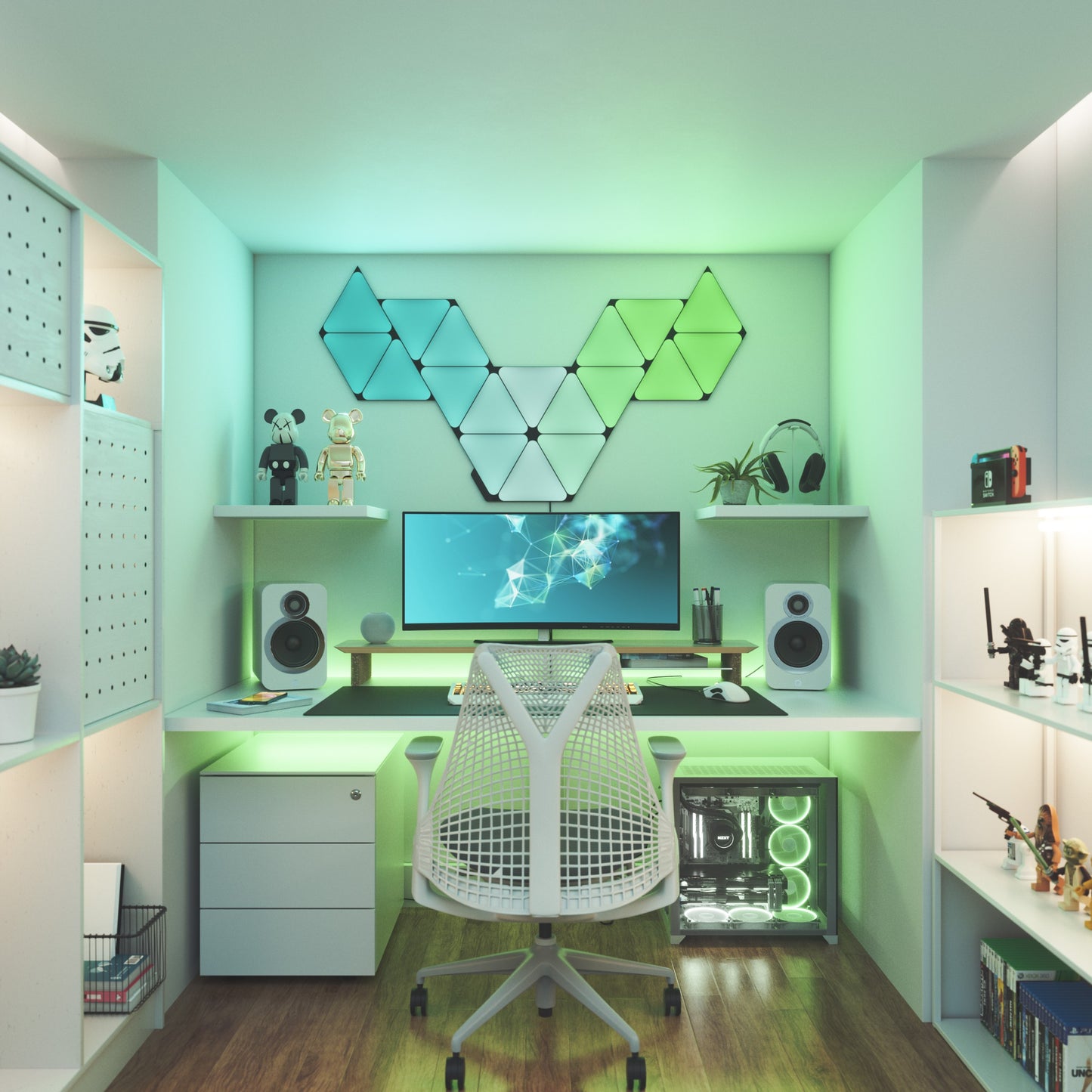 Shapes Limited Edition Ultra Black Triangles Smarter Kit (18 Panels)