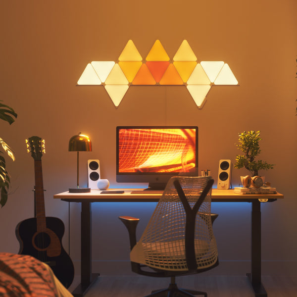 Nanoleaf Shapes Triangles | Smart LED Light Panel Kit (16 Panels