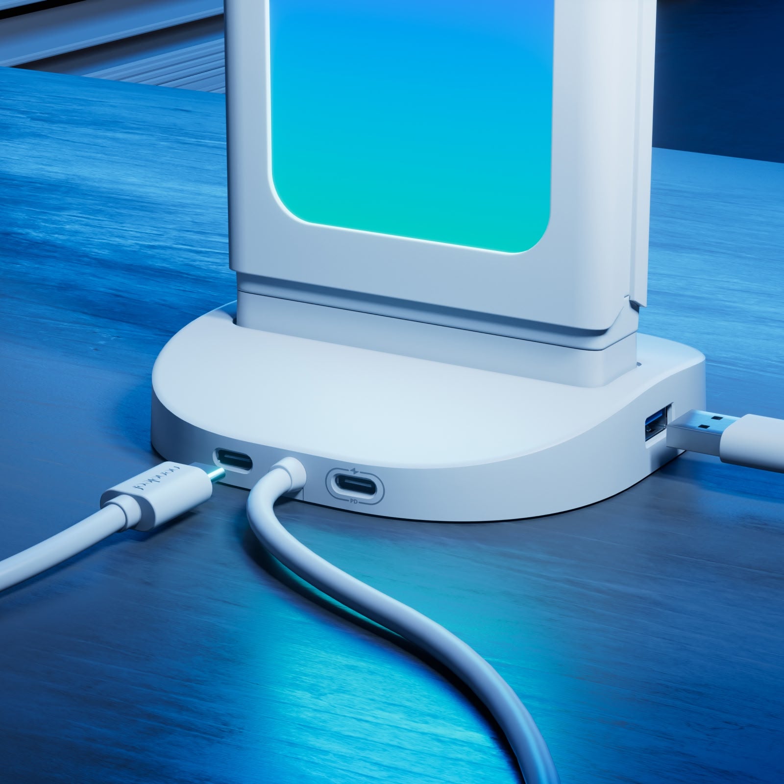 Pegboard Desk Dock (White)