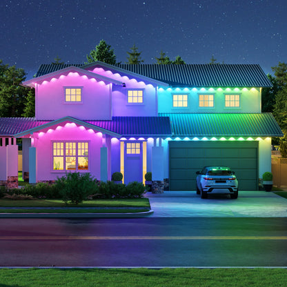 Matter Smart Multicolor Permanent Outdoor Lights Smarter Kit with Side Clips 50ft (15m)